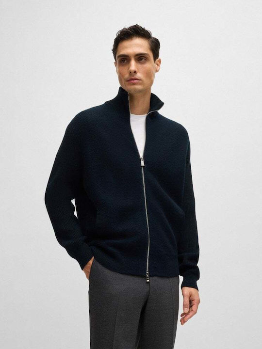 Men's Knitted Jacket Blue