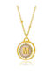 Jools Necklace Monogram M From Gold Plated Silver