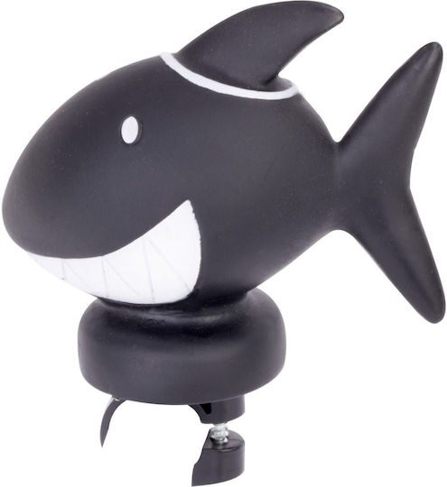 Children's Bike Bell Whistle Scooter Loud Black Shark