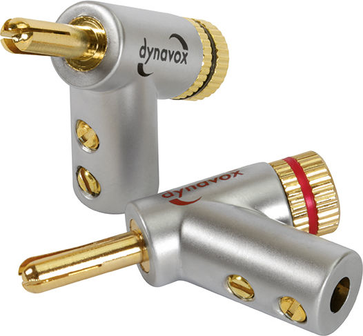 Dynavox Banana Plug Spreader Fixation Winkel 110 Grad 4 Stück