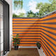 vidaXL vidaXL Schattengewebe Trennwand Orange m...