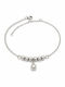 Charmy Anklet from Stainless Steel 29cm