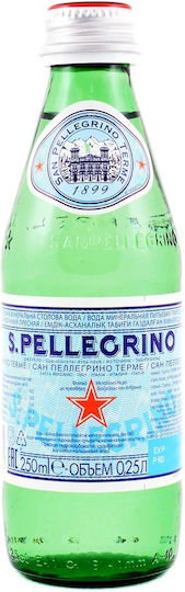 San Pellegrino Carbonated Water in Glass Bottle x0.25lt