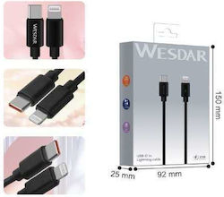 Wesdar USB-C Zu Lightning Kabel 27W 1,5m