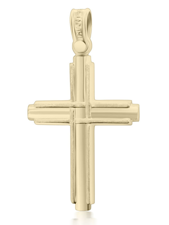 Chrilia Gold Cross 9K Without Chain