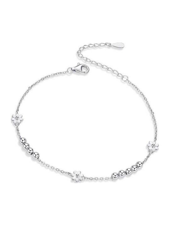Trusky Brățară Pentru Femei Cu Design Floare Din Argint 21cm