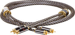 Dynavox BLACKLINE-RCA-0.6m 2x RCA male - 2x RCA male 0.6m