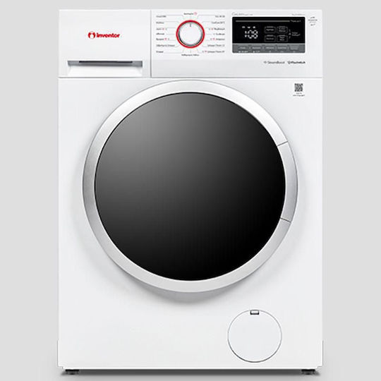 Inventor Πλυντήριο Ρούχων 9kg με Τεχνολογία Ατμού 1400 Στροφών GA0914W