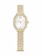 Swarovski Dextera Octagon Womens Watch 23mm Battery with Gold Metal Bracelet