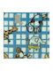 Vostex Blue Animal Decoration Fabric