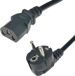 230v Power Cable C13 Angled 1.8m