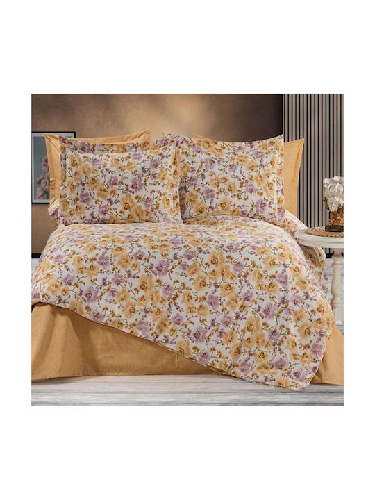 MayHome Σετ Μαξιλαροθήκες με Φάσα Floral 50x70εκ.