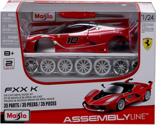 1/24 Ferrari Fxx-k Nr.10 2014 Red Easy Build Metal Kit
