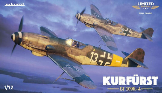 Eduard Plastikmodelle 1:72 Kurfarst Bf 109k-4 Dual Combo Limitierte Edition