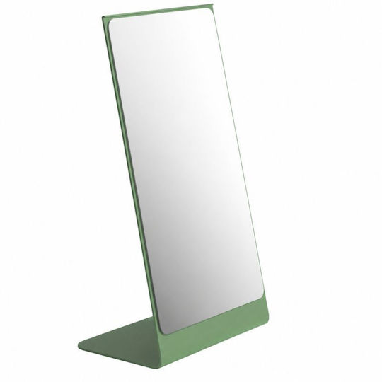 Pam & Co Makeup Mirror Tabletop 17x40cm Green