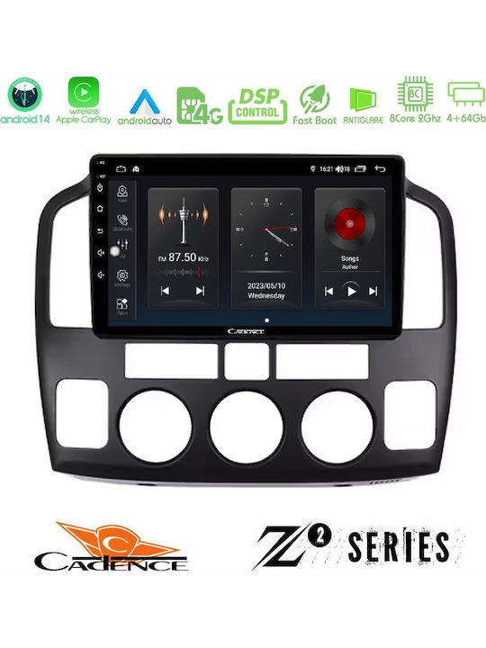 Cadence Auto-Audiosystem für Suzuki Grand Vitara 2003-2005 mit Touchscreen 9" Bluetooth USB WiFi GPS Apple CarPlay Android Auto