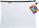 A4 White Envelope Metal Zipper