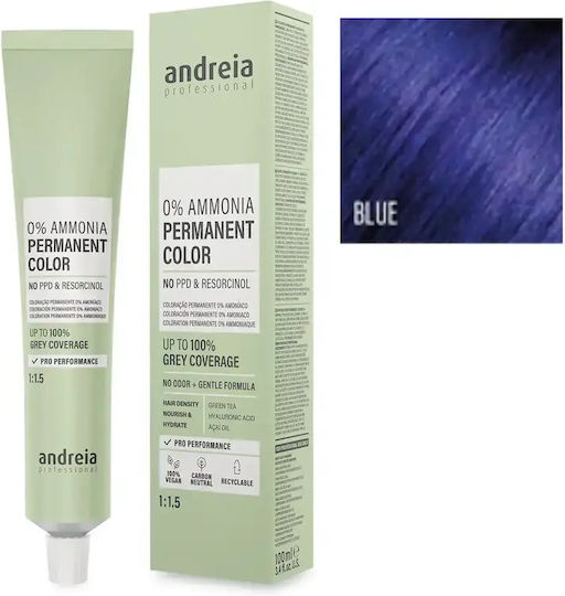 Andreia Professional Βαφή Μαλλιών Χωρίς Αμμωνία Μπλε 100ml