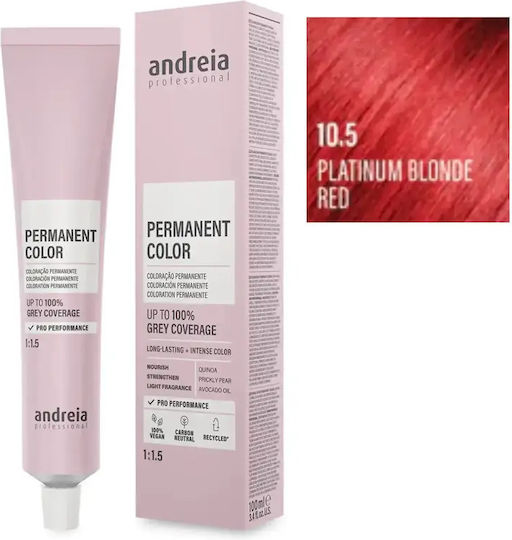 Andreia Professional Temporary Hair Dye No 10.5 Platinum Blonde Red 100ml