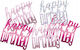 Decorative Confetti Happy Birthday Pink Silver Birthday 14g