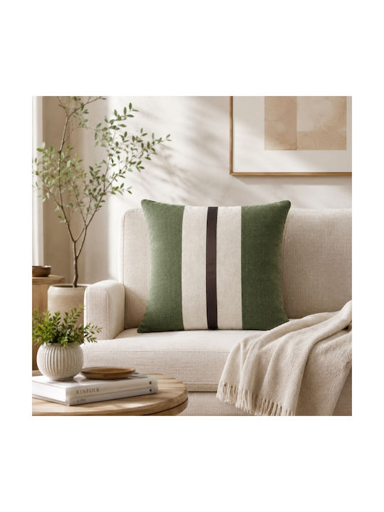 My Home Luxury Decorative Pillow Case Green 45x45cm