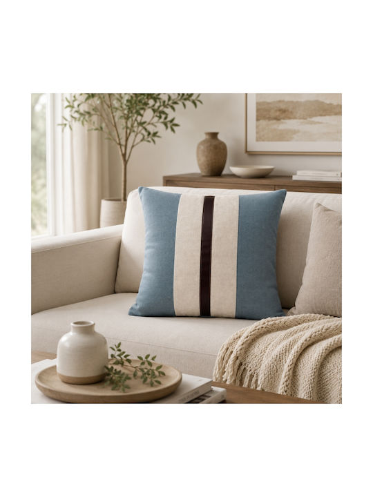 My Home Luxury Decorative Pillow Case Blue 45x45cm