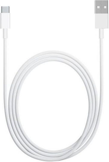 Xiaomi Original USB 2.0 Cable USB-C male - USB-A Λευκό 1m Bulk