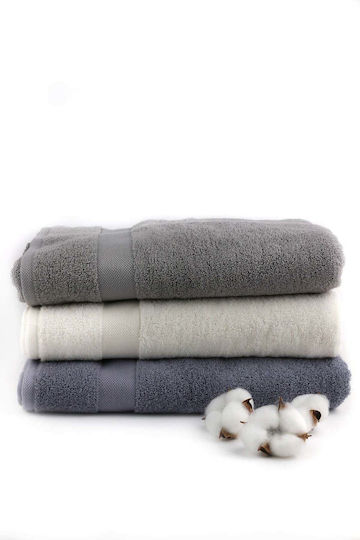 SteweHome SteweHome Badetuch Körper 70x140cm Grau 3 Stück