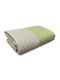 To megalo pazari Single Coverlet Beige-Light Green 160x240cm