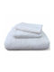 To megalo pazari Set Single Cotton White Coverlet 160x240cm 2 Pieces