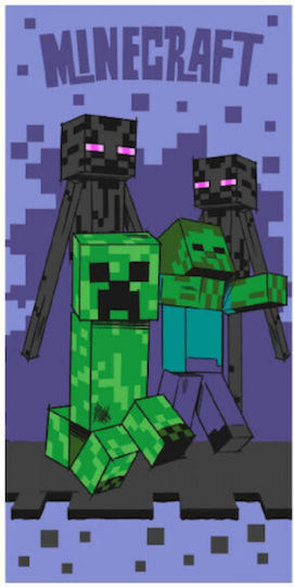 Minecraft Brm019409 Πετσετα Θαλασσης 70*140cm Μπλε
