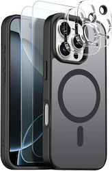 Northjo Σετ Προστασίας 5 1 Μαύρη (iPhone 16 Pro Max)