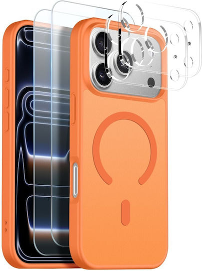 Northjo Protection Set 5 in 1 360 Full Cover Plastic Orange iPhone 17 Pro