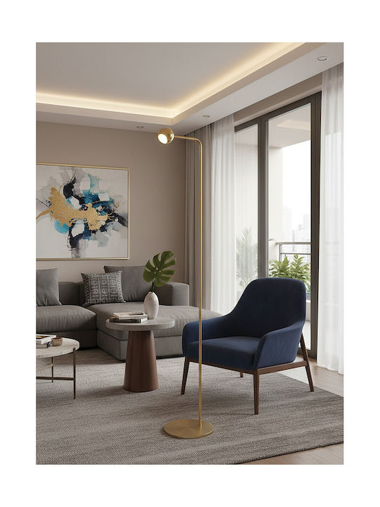 LED Φωτιστικό Δαπέδου Χρυσό LED Φωτιστικό Δαπέδου Χρυσό