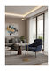 LED Floor Lamp with Warm White Light 468lm Gold