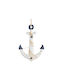 Palma Emporio Hanging Wall Decor White Made of Wood 58x58cm