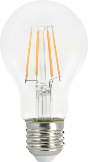Aca Bec LED 8.5W Pentru Bază De Bec E27 și Formă A60 Alb Natural 1055 Lumen