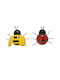 Kaemingk Wall Decor Bee Multicolour Made of Metallic 15.5x8x15.5cm