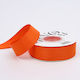 Satin Ribbon Floral Orange 18m