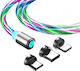 Magnetic Led Lighting Cable Iphone Micro Usb Type-c 200cm Kb31_multicolor