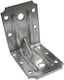 Galvanized Corner Shelf Bracket in Silver Colour 100x100mm 03125