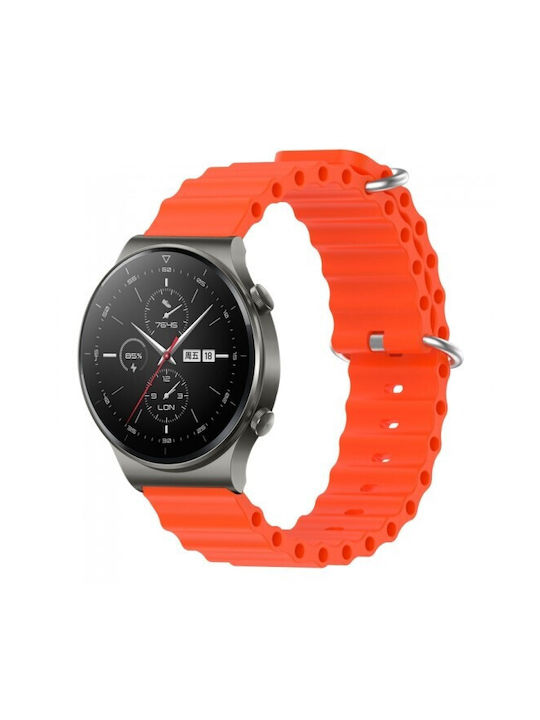 Кайш Ocean Силикон Amazfit Bip 6 46mm 22mm Оранжев