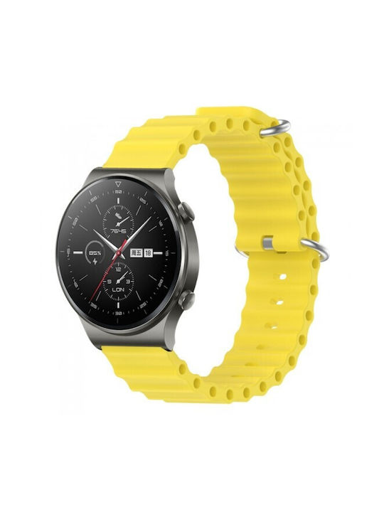 Λουράκι Ocean Silicone Xiaomi Watch 5 47mm 22mm Yellow