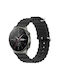 Tragbare Bänder Ocean Silikon Amazfit Bip 6 46mm 22mm Schwarz