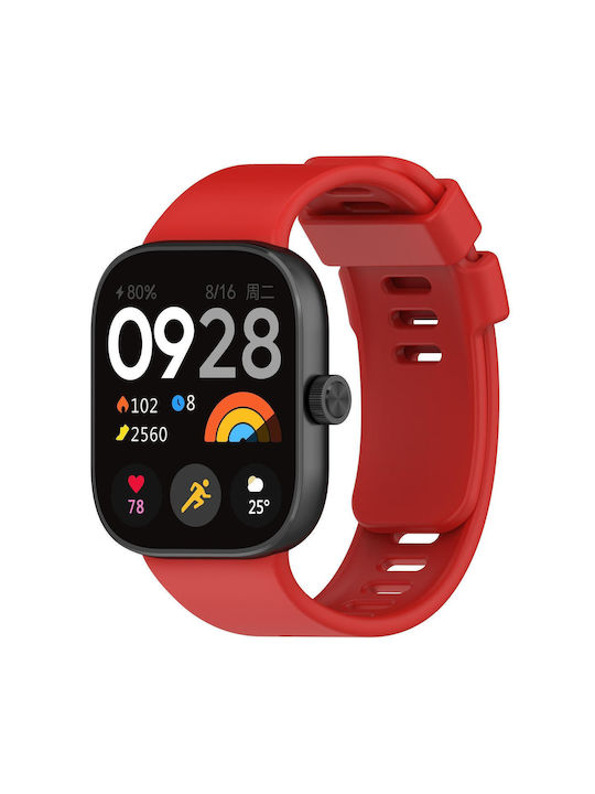 Λουράκι Xiaomi Redmi Watch 6 5 4 Σιλικόνης Red