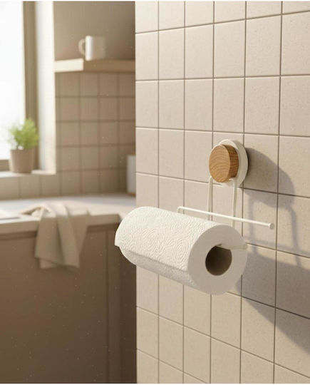 SteweHome Metallic White Paper Holder