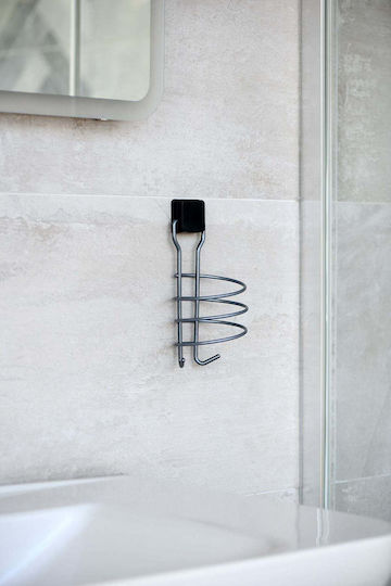Stewehome Hair Dryer Support Stand Stainless Steel Self-Adhesive White