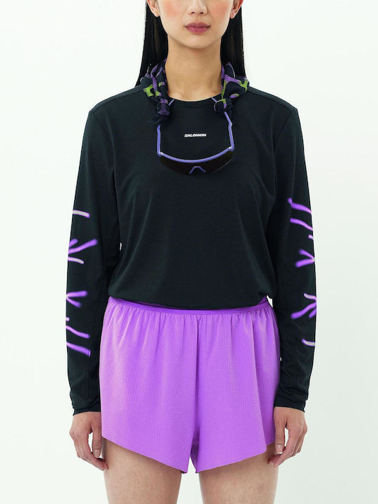 Tricou Sport de Damă Uscare Rapidă Deep Black