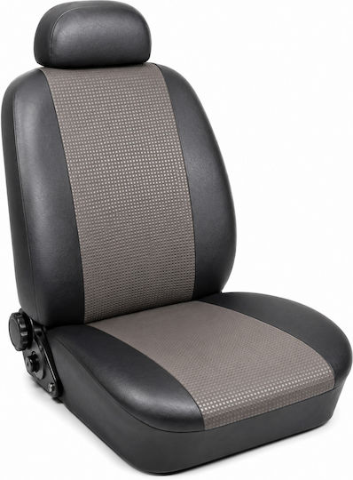 Car Seat Covers Set Pancar Fabric Series K K8-l4 Anthracite Black