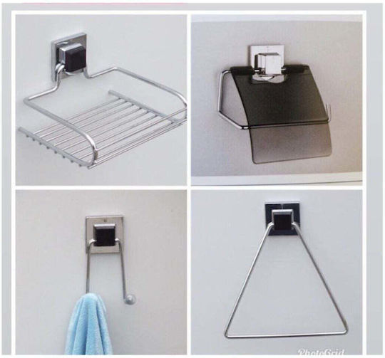 SteweHome SteweHome Badezimmerzubehör-Set Metall Weiß 4 Stück